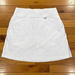 NWOT Greg Norman WHITE Skort Golf Tennis Pickleball Stretch Pockets - Small